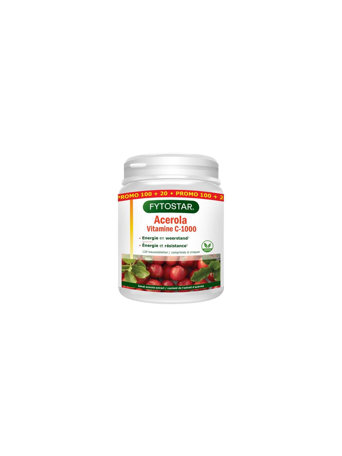 Acerola vitamine C 1000