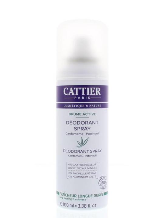 Deodorant spray cardamom patchouli