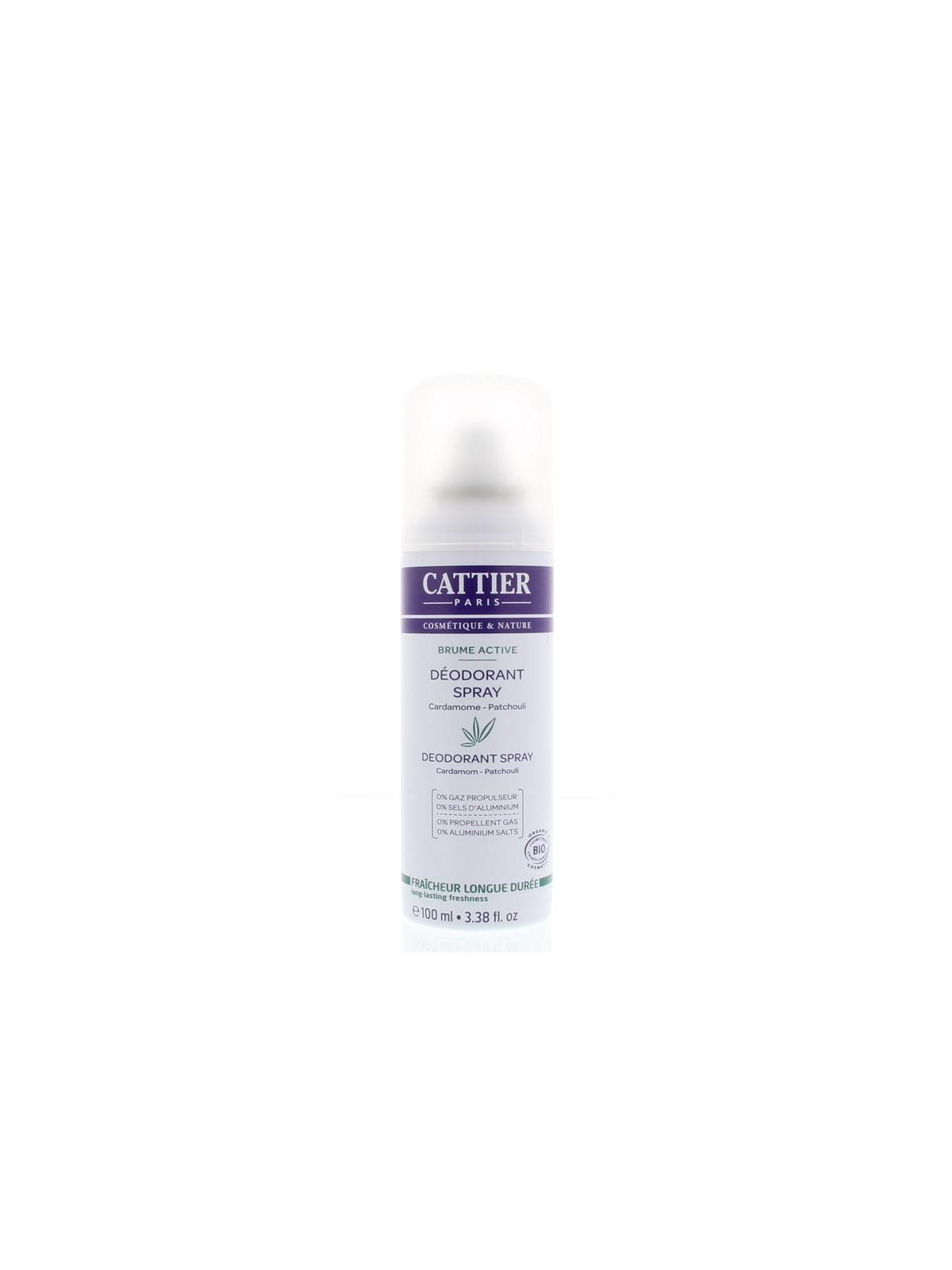 Deodorant spray cardamom patchouli