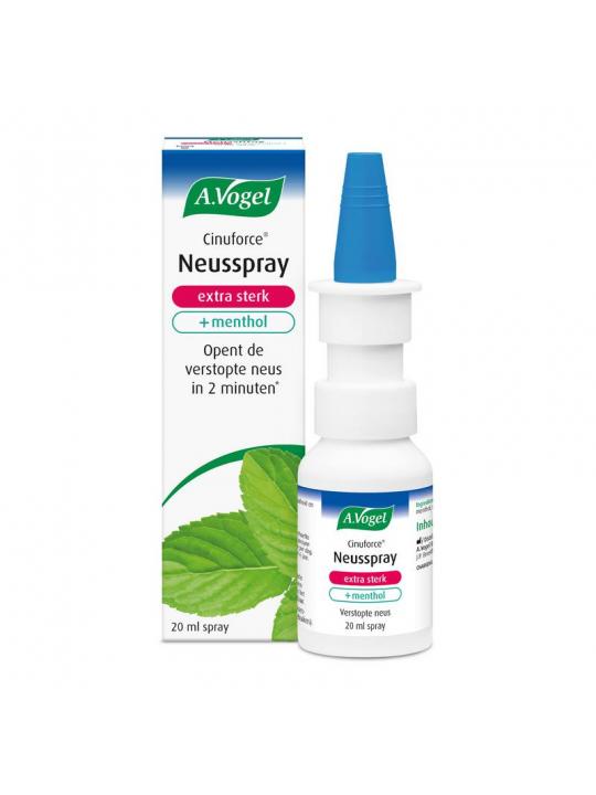 Cinuforce neusspray extra sterk + menthol