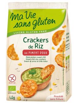 Rijstcrackers sweet chili glutenvrij bio
