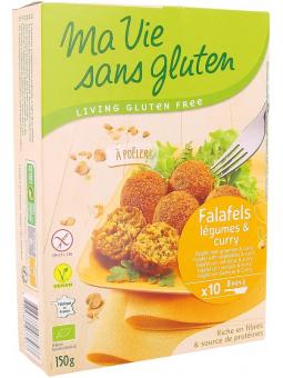 Falafel met groente & curry glutenvrij bio