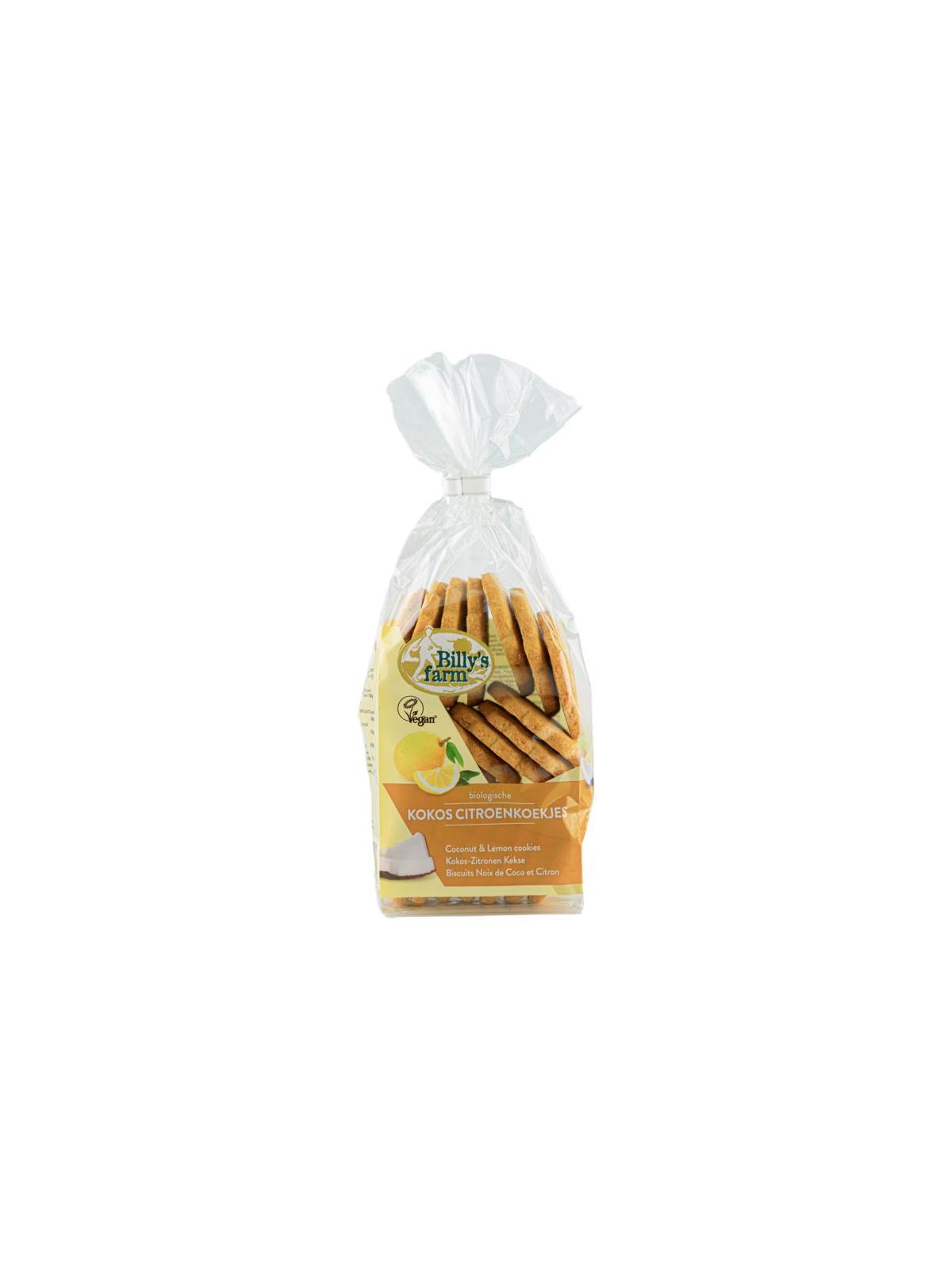 Kokos citroenkoekjes bio