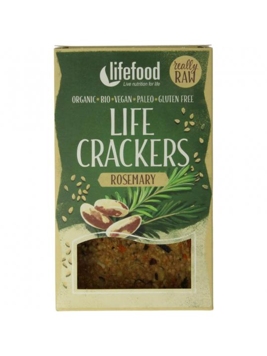 Life crackers rozemarijn raw bio