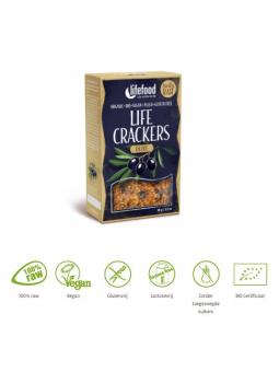 Life crackers olijf raw bio