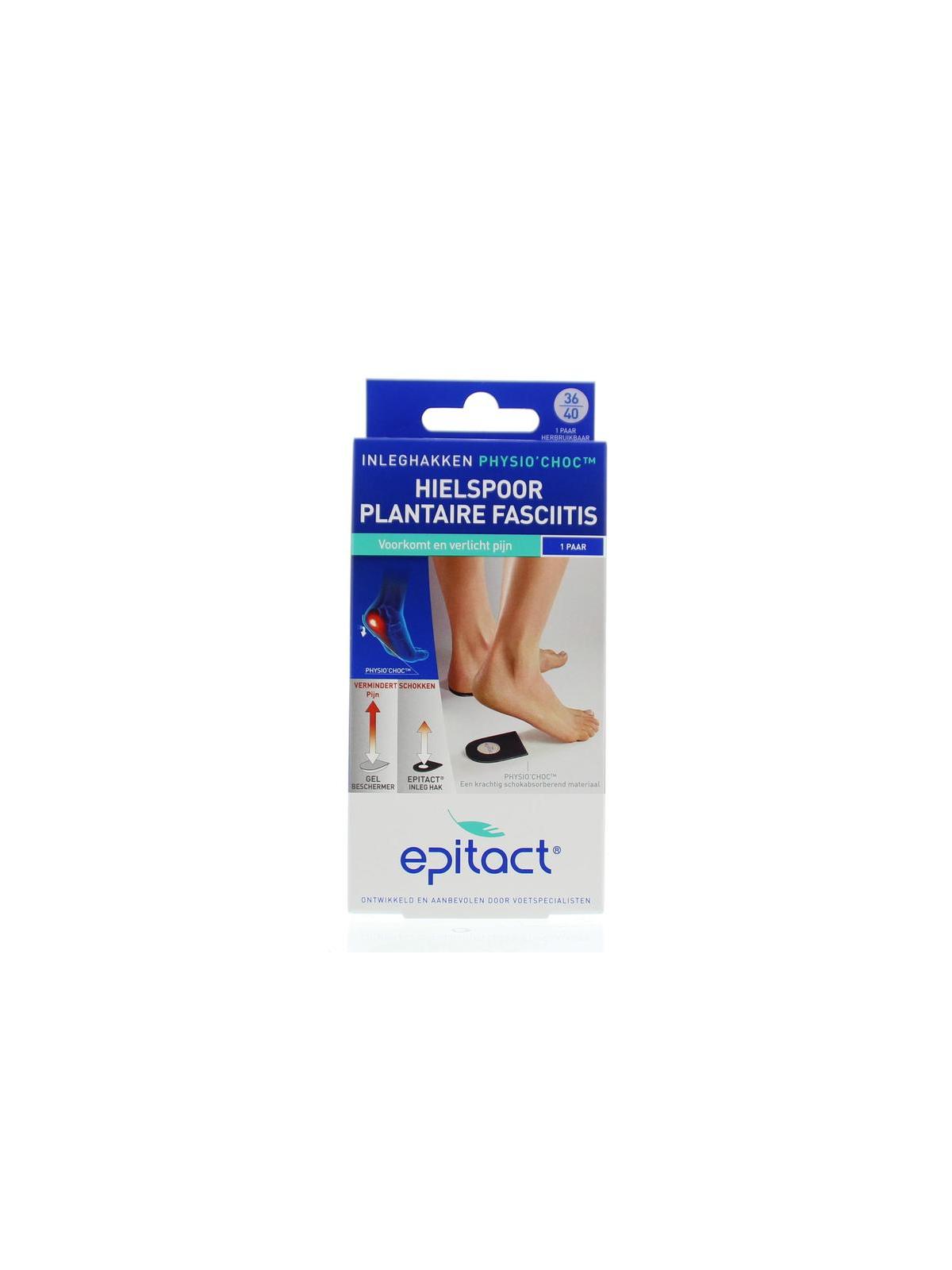 Hielspoor inleghakken met physio choc maat 36/40