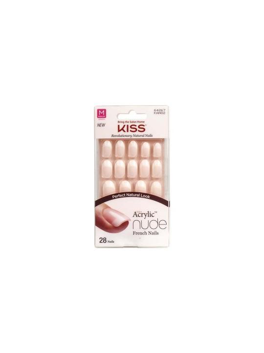 French nude acrylic nails graceful