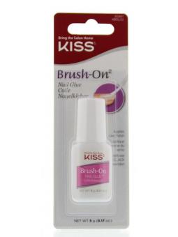 Nail glue brush on