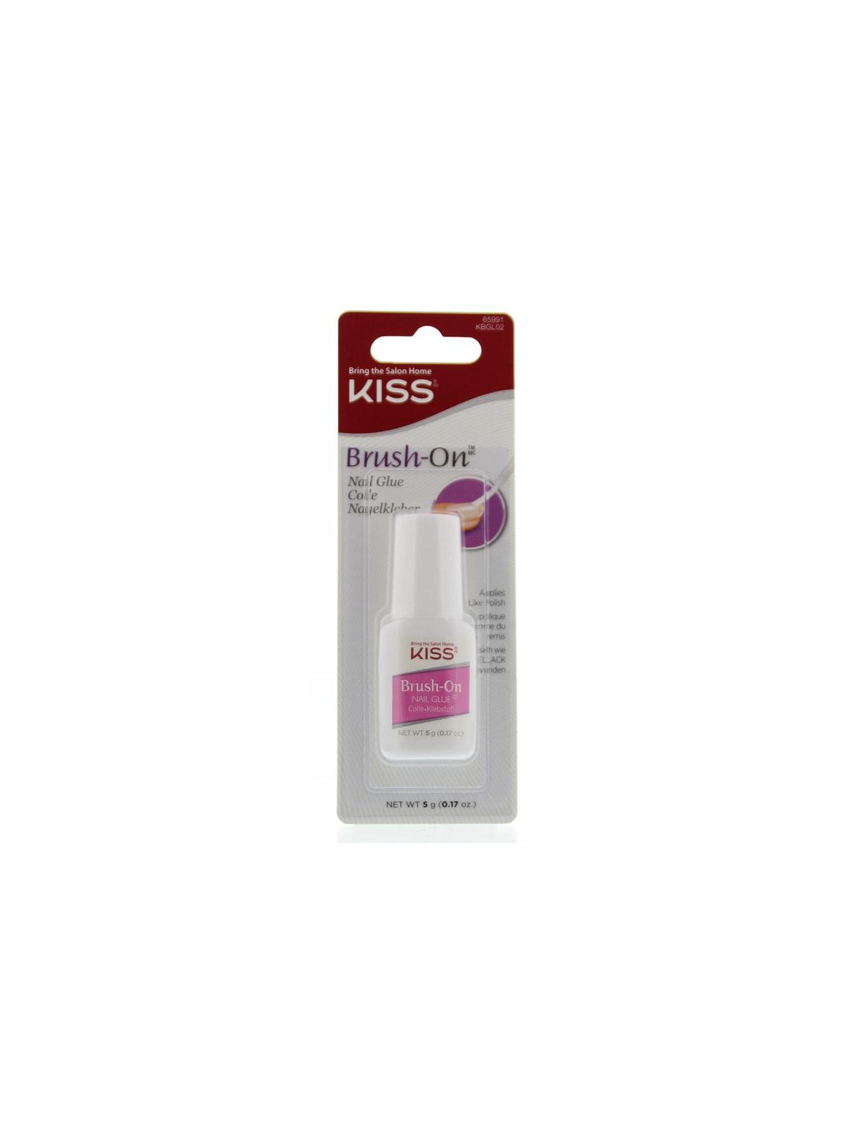 Nail glue brush on
