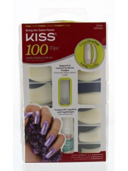Nageltips en lijm overlap