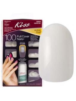 Full cover nails oval