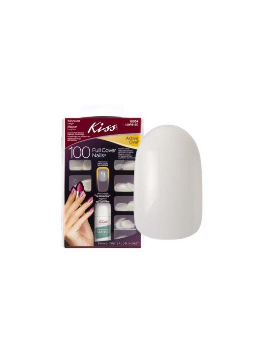 Full cover nails oval