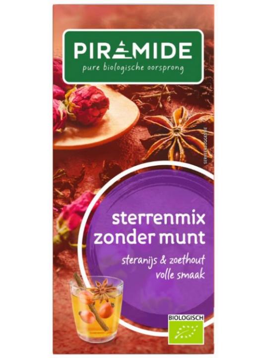 Sterrenmix zonder munt thee eko bio