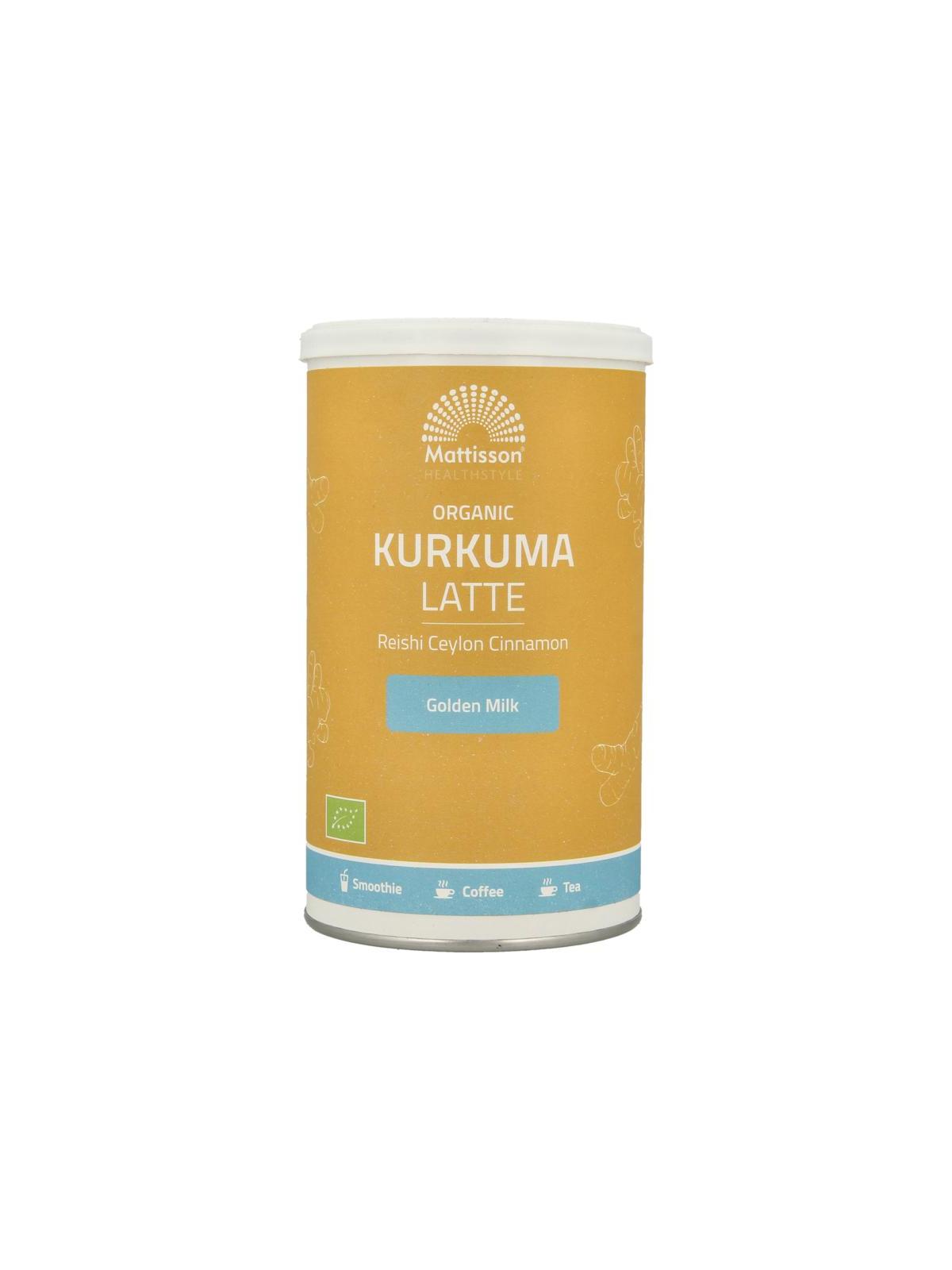 Latte kurkuma goldenmilk reishi Ceylon kaneel bio