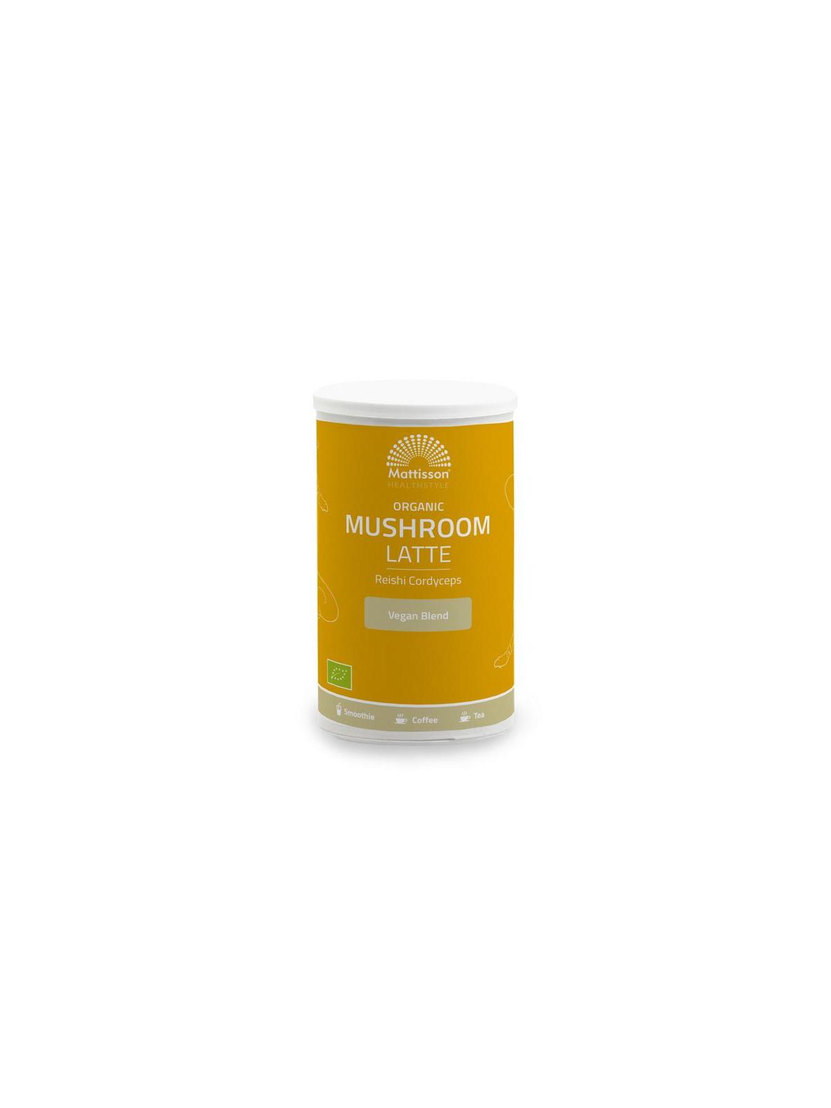Latte mushroom reishi - cordyceps bio