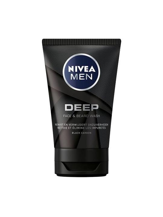 Men deep black face wash