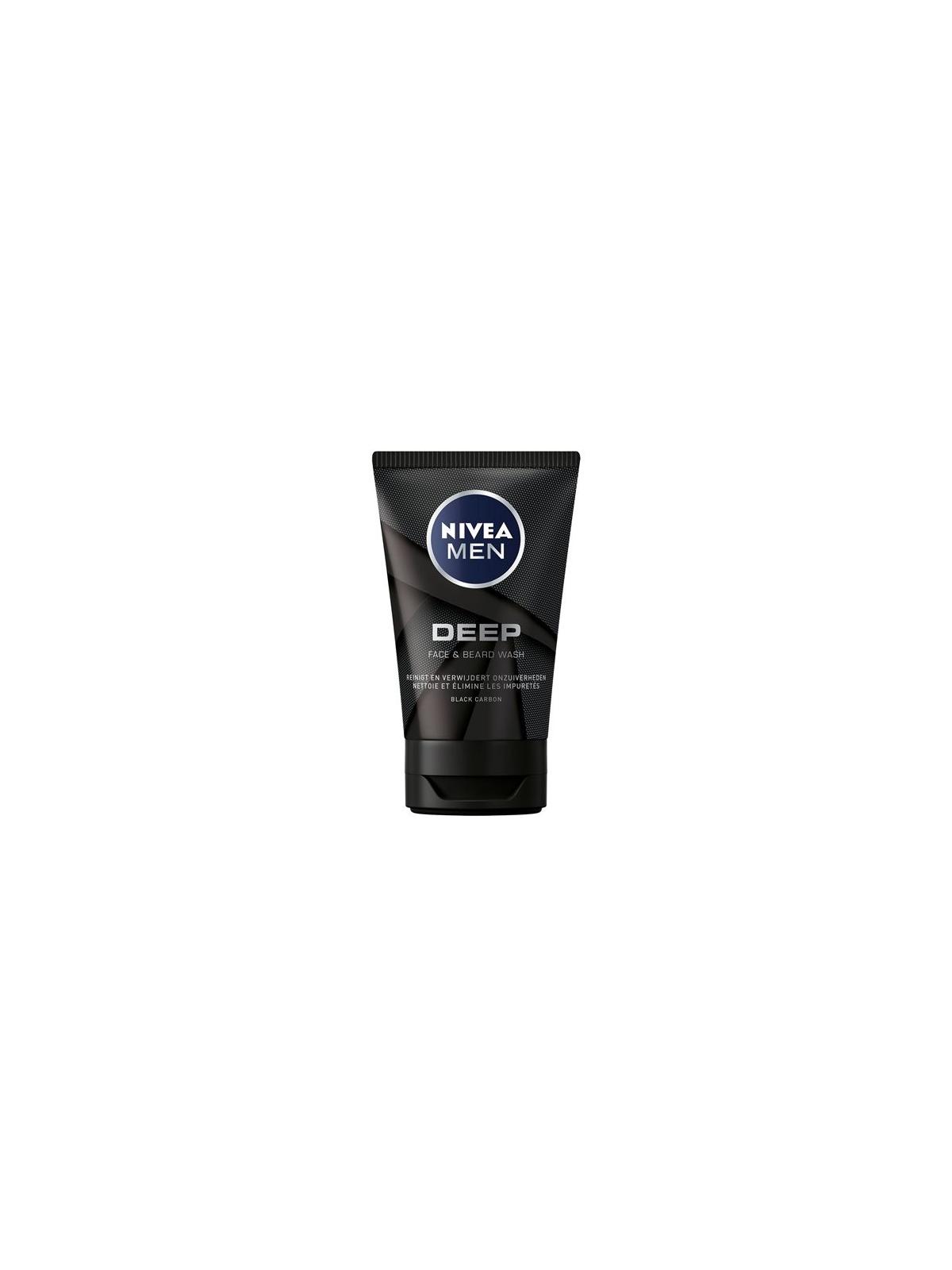 Men deep black face wash