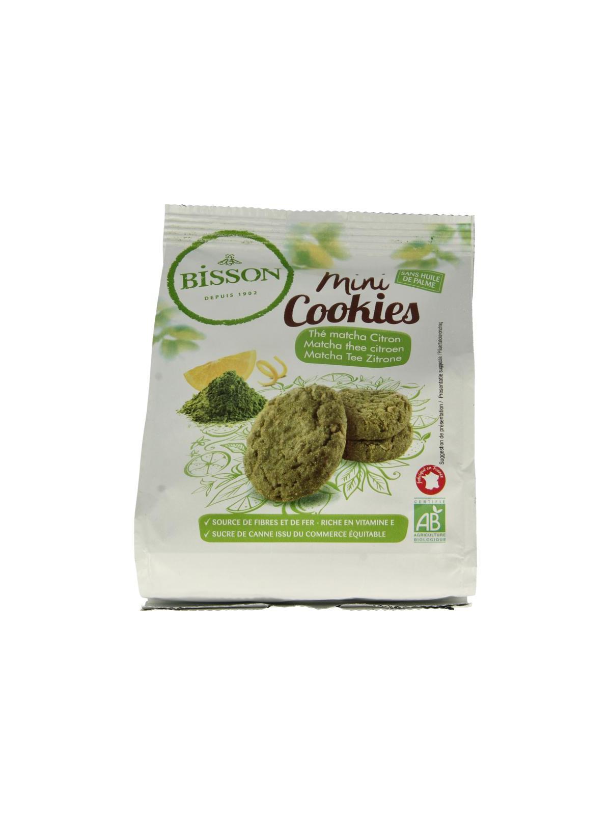 Mini cookies matcha thee citroen bio