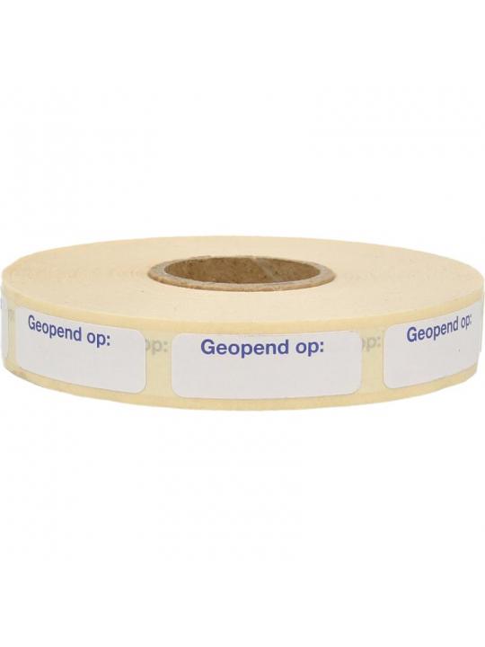 Etiket N49 geopend op