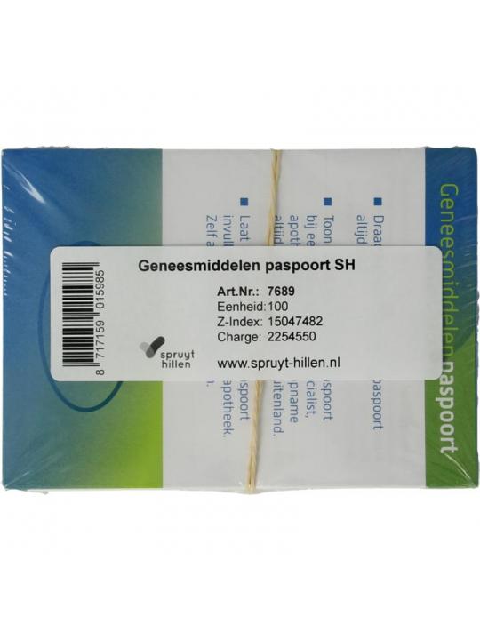 Geneesmiddelen paspoort