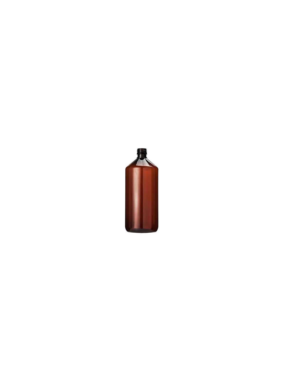 Fles pet 1000ml veral amber