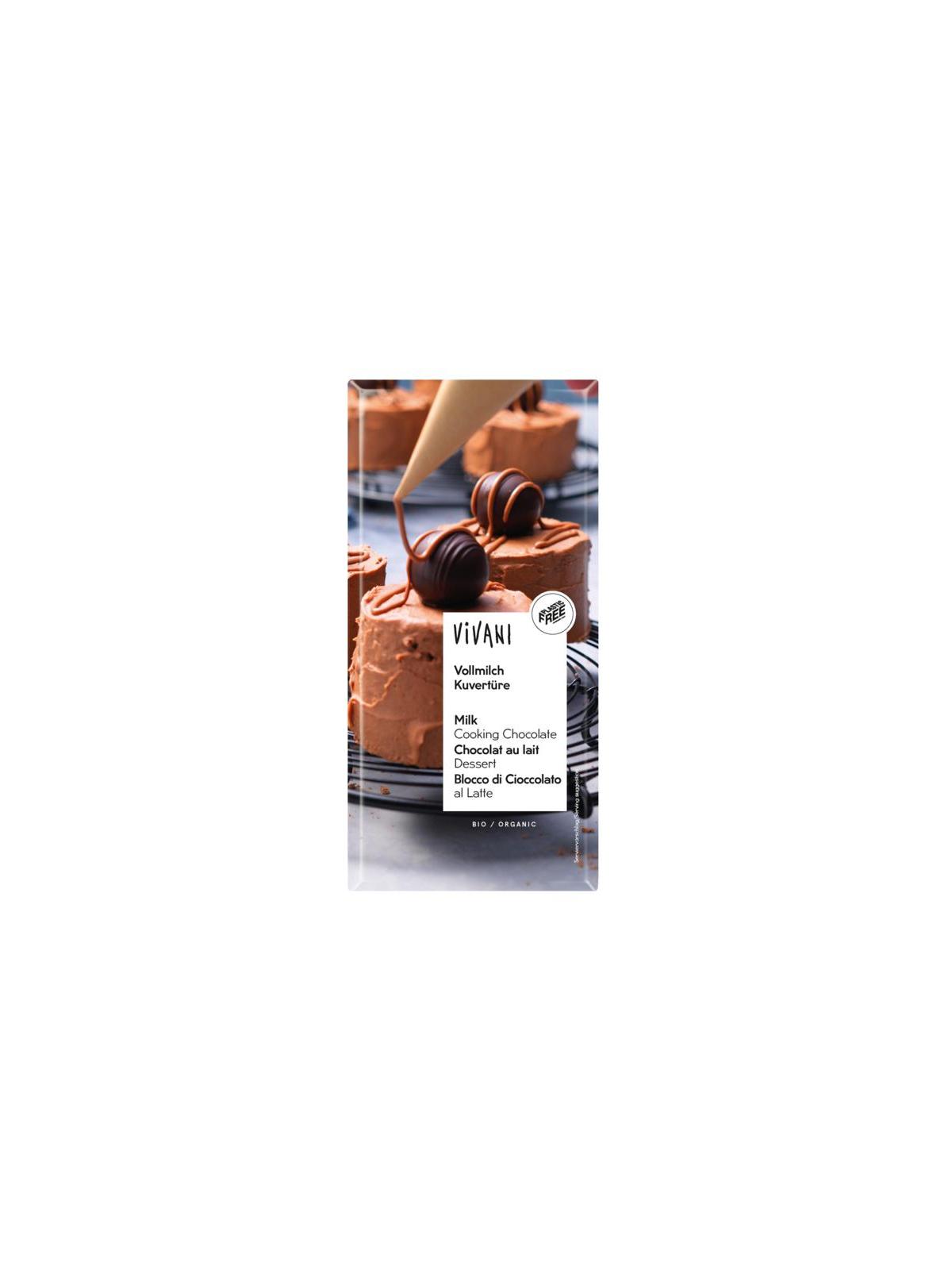 Couverture smeltchocolade melk bio