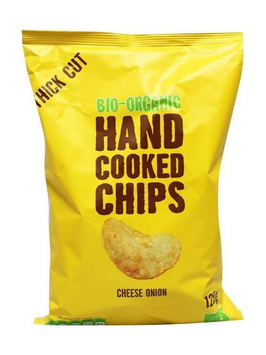 Chips handcooked kaas & ui bio