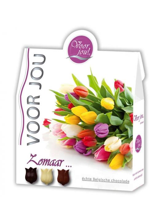 Cadeau doos trendy bloemen zomaar