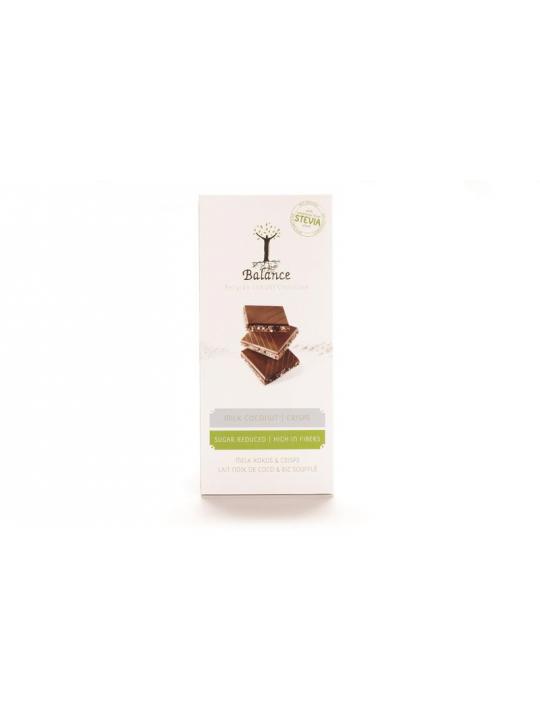 Choco stevia tablet melk/kokoscreme