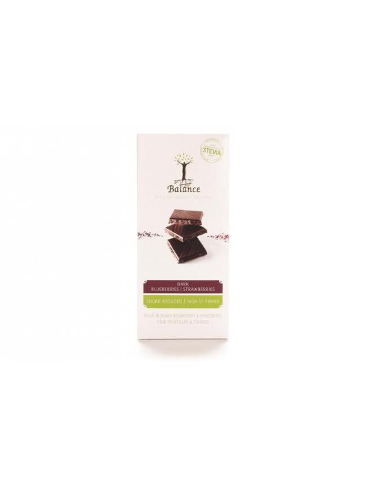 Choco stevia tablet puur bosbes