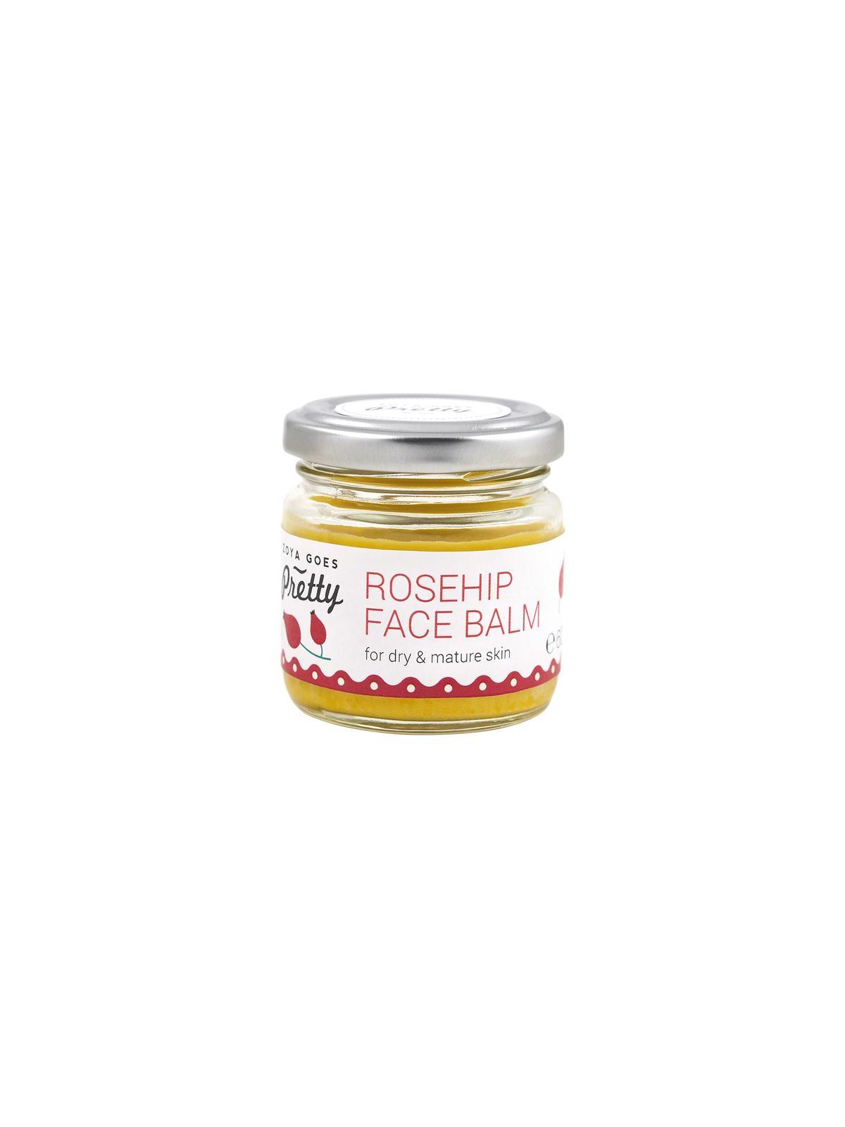 Face balm rosehip glazen potje