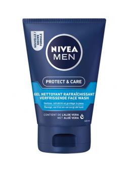 Men deep clean face wash