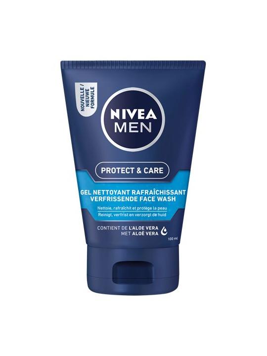 Men deep clean face wash