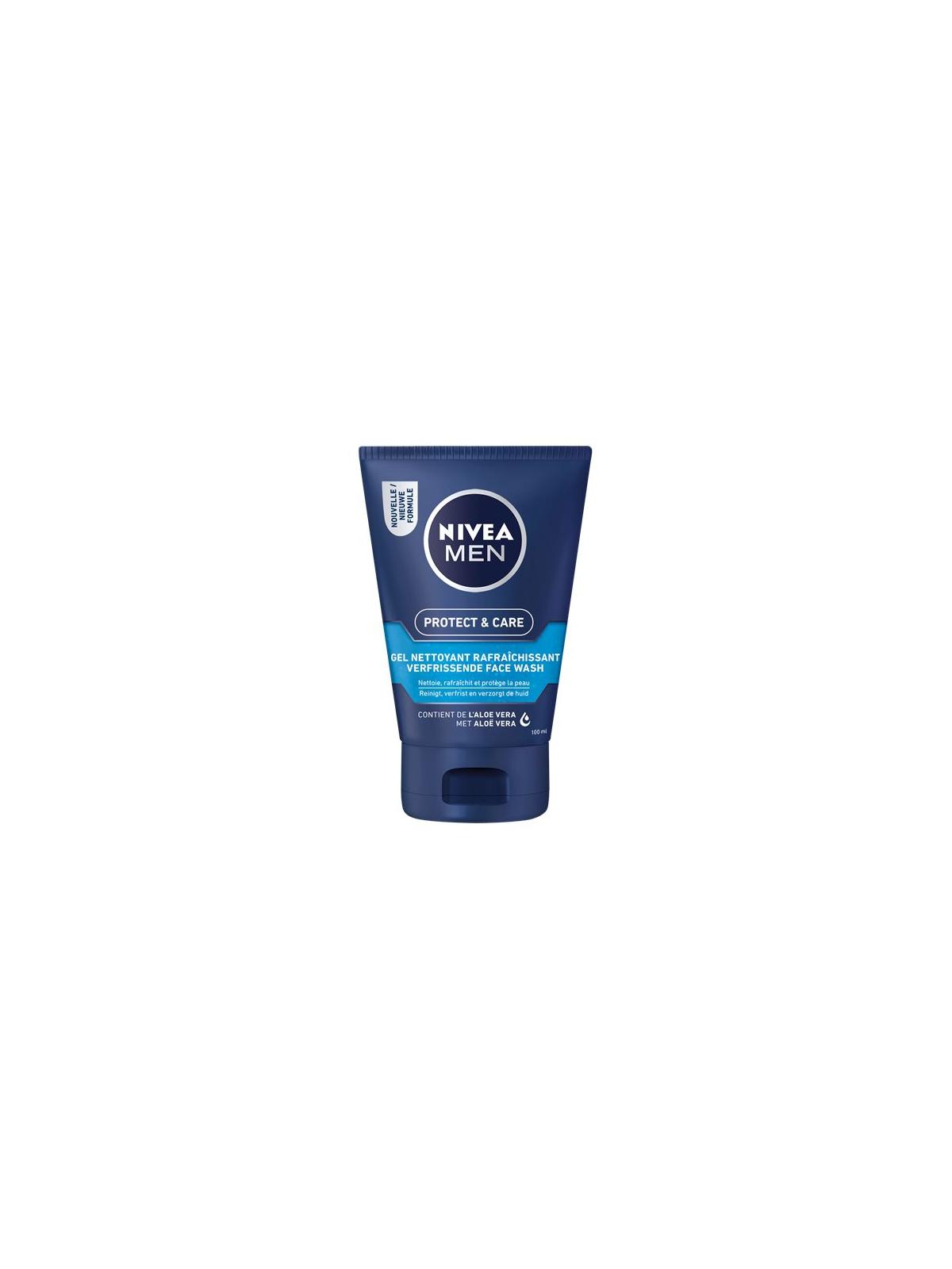 Men deep clean face wash