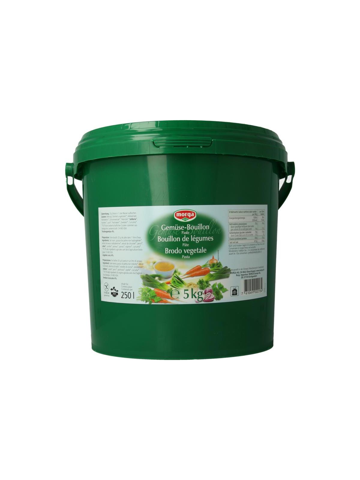 Groentebouillon pasteus