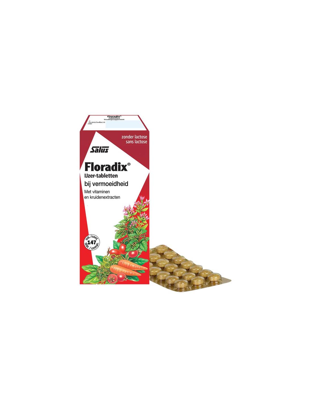 Floradix ijzer tabletten