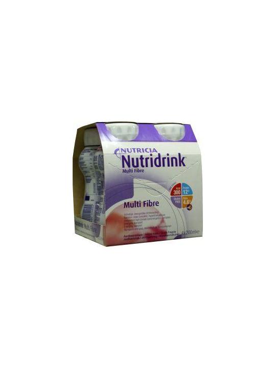 Multi fibre aardbei 200ml