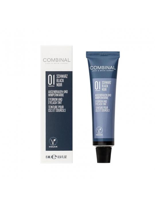 Wenkbrauwen wimperverf zwart