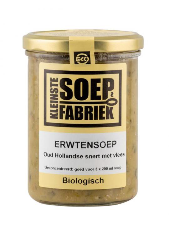 Erwtensoep/snert met vlees bio