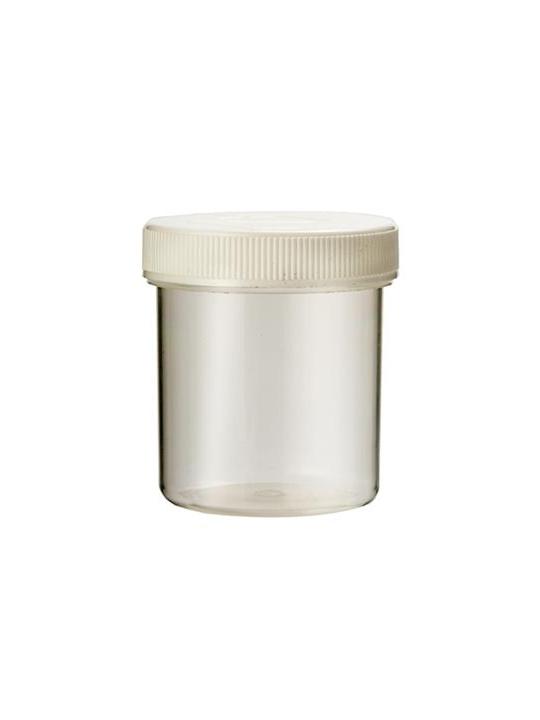 Tabletflacon 40 ml transparant met dop