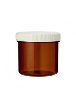 Tabletflacon 120 ml bruin met dop