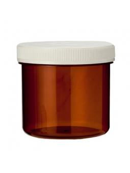 Tabletflacon 120 ml bruin met dop