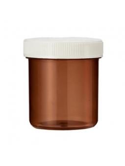 Tabletflacon 40 ml bruin met dop