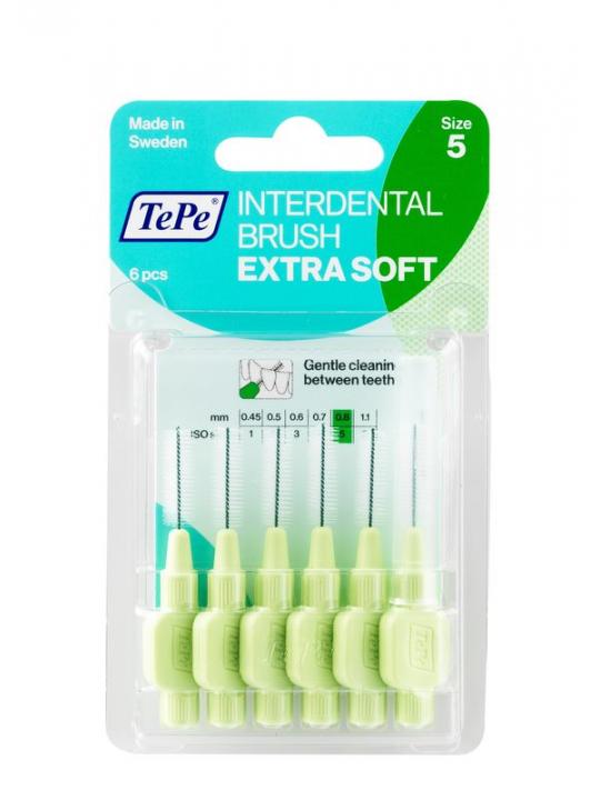 Interdentale rager extra soft licht groen maat 5