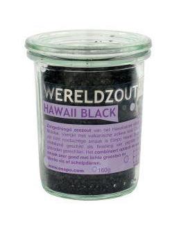 Wereldzout Hawaii black glas
