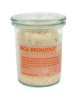 Wereldzout Inca Bronzout glas