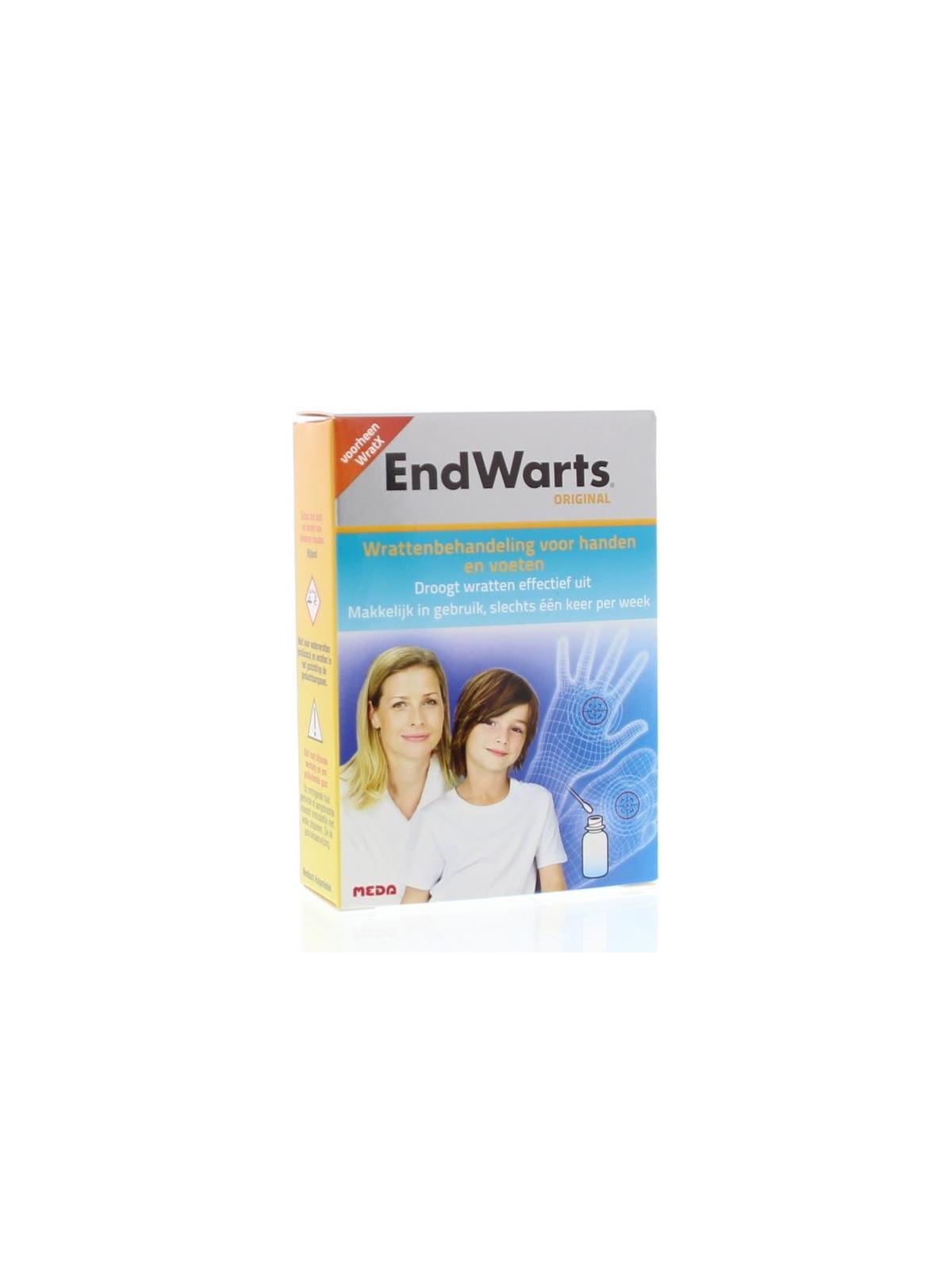 Endwarts met wrattenstaafjes