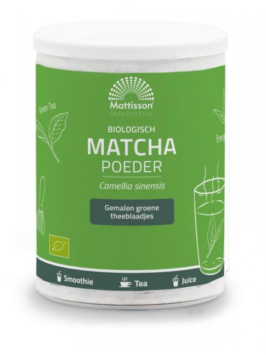 Matcha powder poeder green tea bio