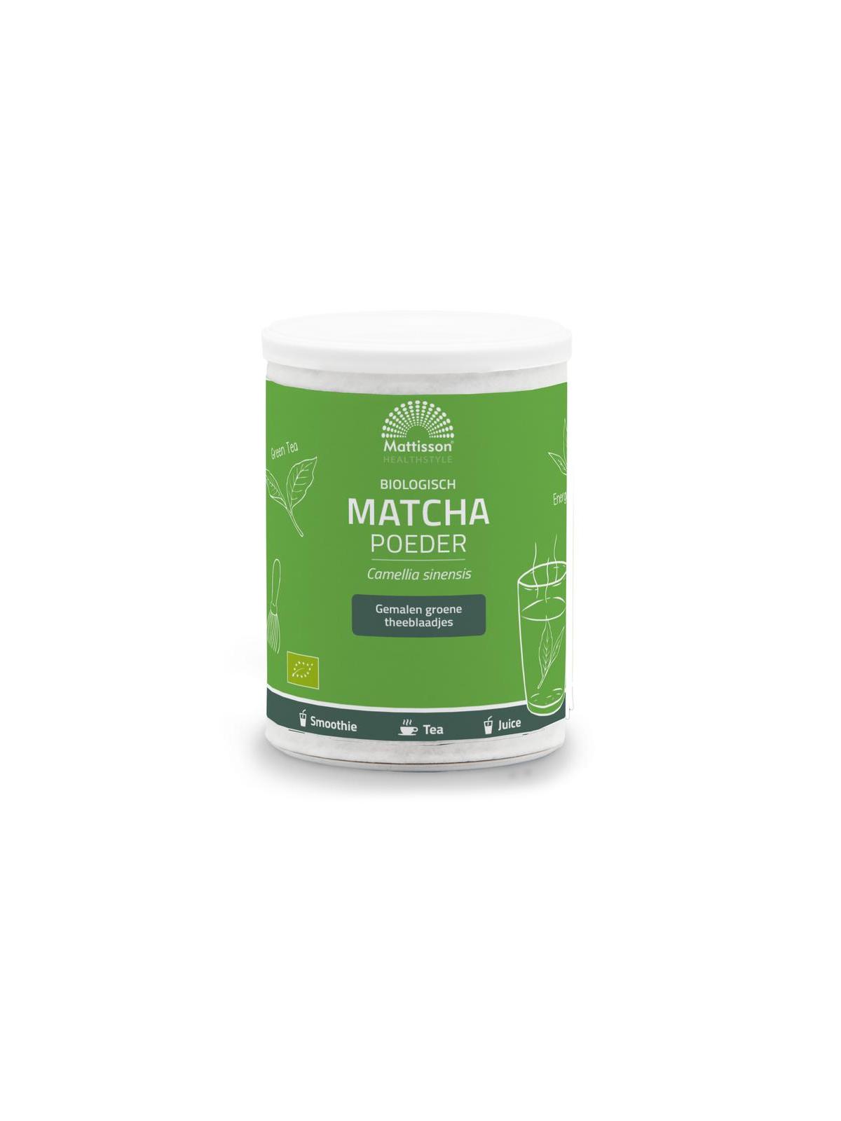 Matcha powder poeder green tea bio