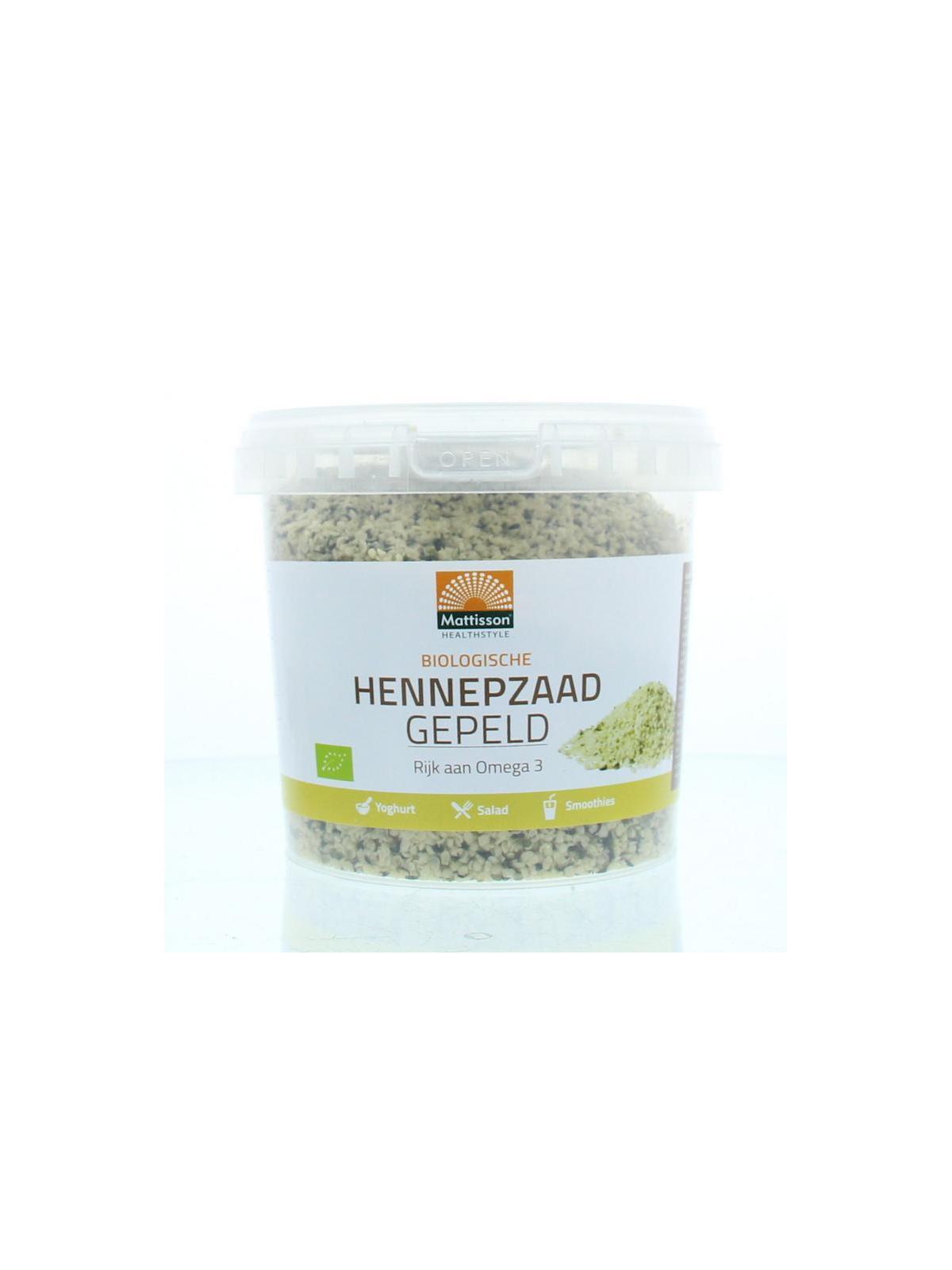 Absolute hemp seeds hulled hennepzaad gepeld bio